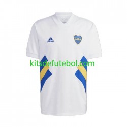 Camisola Retrô CA Boca Juniors Icon Homem Equipamento principal 2022-2023 Mangas Curtas