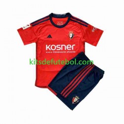 Camisola CA Osasuna Criança Equipamento principal 2023-2024 Mangas Curtas