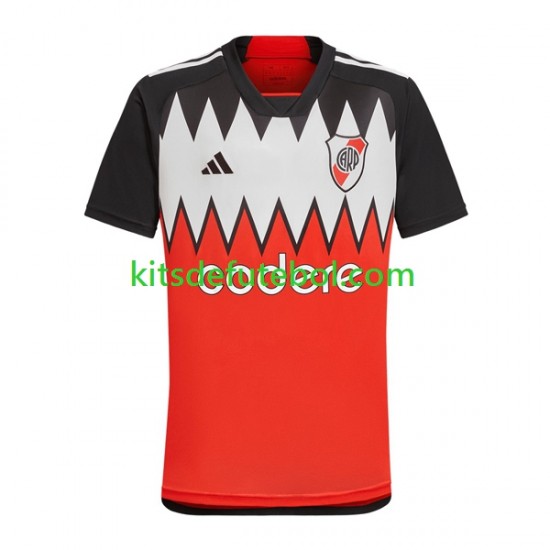 Camisola CA River Plate Homem Equipamento alternativo 2023-2024 Mangas Curtas