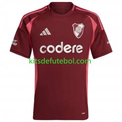 Camisola CA River Plate Homem Equipamento alternativo 2024-2025 Mangas Curtas