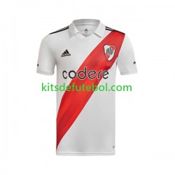 Camisola CA River Plate Homem Equipamento principal 2022-2023 Mangas Curtas