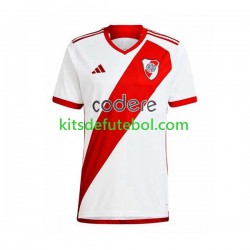 Camisola CA River Plate Homem Equipamento principal 2023-2024 Mangas Curtas