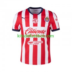 Camisola CD Guadalajara Homem Equipamento principal 2024-2025 Mangas Curtas