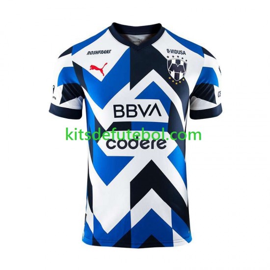 Camisola CF Monterrey Homem Terceiro equipamento 2023-2024 Mangas Curtas