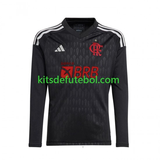 Camisola de Guarda-redes CR Flamengo Homem Equipamento alternativo 2023-2024 Mangas Compridas