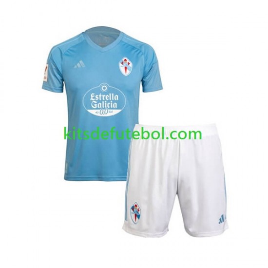 Camisola Celta de Vigo Criança Equipamento principal 2023-2024 Mangas Curtas