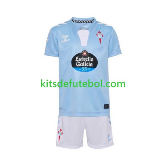 Camisola Celta de Vigo Criança Equipamento principal 2024-2025 Mangas Curtas
