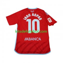 Camisola Celta de Vigo Iago Aspas 10 Homem Equipamento alternativo 2023-2024 Mangas Curtas
