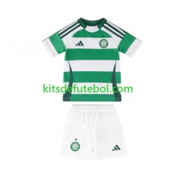 Camisola Celtic Criança Equipamento principal 2024-2025 Mangas Curtas