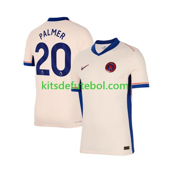 Camisola Chelsea Cole Palmer 20 Homem Equipamento alternativo 2024-2025 Mangas Curtas
