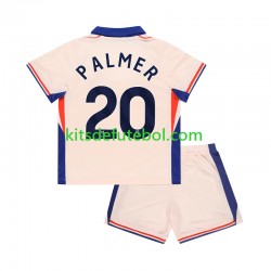 Camisola Chelsea Cole Palmer 20 Criança Equipamento alternativo 2024-2025 Mangas Curtas