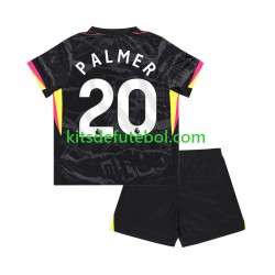 Camisola Chelsea Cole Palmer 20 Criança Terceiro equipamento 2024-2025 Mangas Curtas