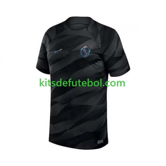 Camisola de Guarda-redes Chelsea Homem Equipamento principal 2023-2024 Mangas Curtas