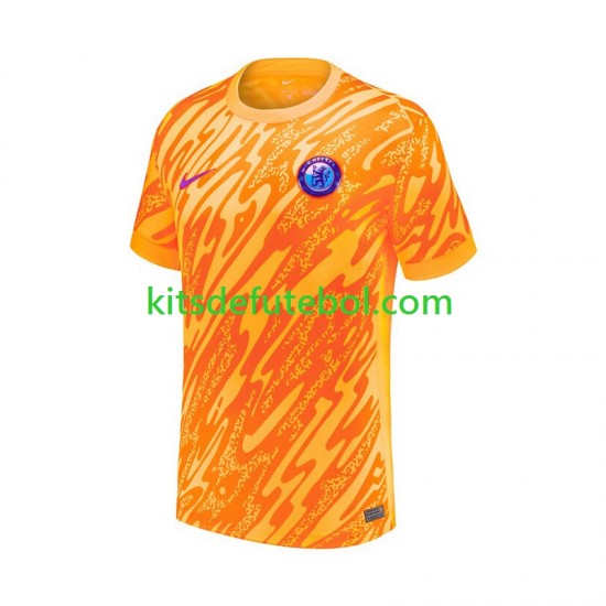 Camisola de Guarda-redes Chelsea Homem Equipamento principal 2024-2025 Mangas Curtas