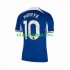 Camisola Chelsea Mykhaylo Mudryk 10 Homem Equipamento principal 2023-2024 Mangas Curtas