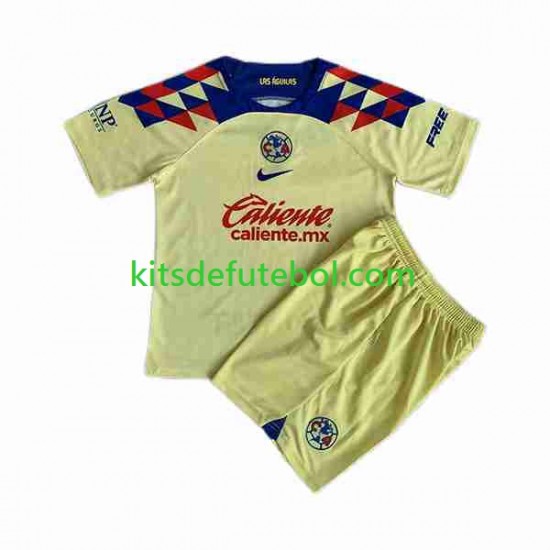 Camisola Club América Criança Equipamento principal 2023-2024 Mangas Curtas