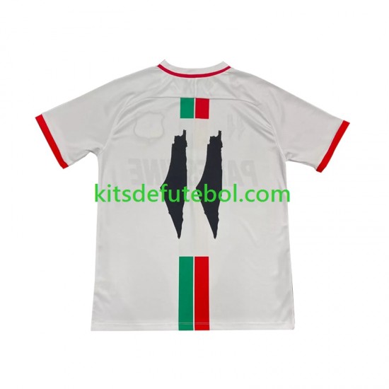 Camisola Club Deportivo Palestino Center Stripre Homem Equipamento alternativo 2024-2025 Mangas Curtas