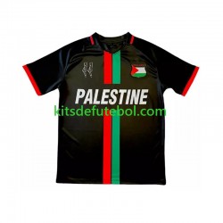 Camisola Club Deportivo Palestino Center Stripre Homem Equipamento principal 2024-2025 Mangas Curtas