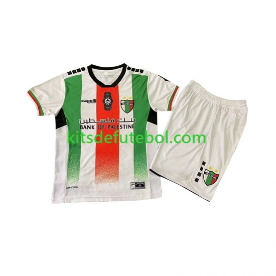 Camisola Club Deportivo Palestino Criança Equipamento principal 2024-2025 Mangas Curtas