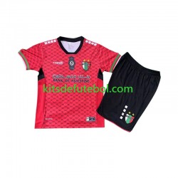 Camisola de Guarda-redes Club Deportivo Palestino Criança Equipamento principal 2024-2025 Mangas Curtas