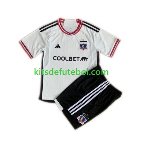 Camisola Colo-Colo Criança Equipamento principal 2023 Mangas Curtas