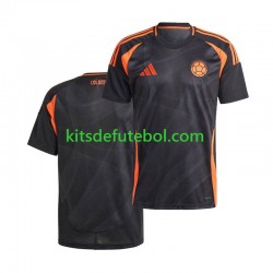 Camisola Seleção da Colombiana Copa America Homem Equipamento alternativo 2024 Mangas Curtas