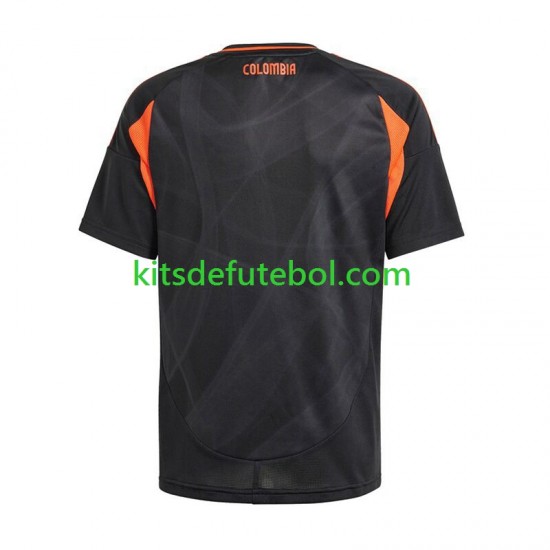 Camisola Seleção da Colombiana Copa America Homem Equipamento alternativo 2024 Mangas Curtas