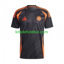 Camisola Seleção da Colombiana Copa America Homem Equipamento alternativo 2024 Mangas Curtas