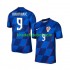 Camisola Seleção da Croata Andrej Kramaric 9 Homem Equipamento alternativo Europeu 2024 Mangas Curtas