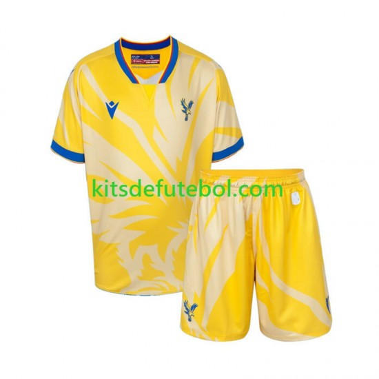 Camisola Crystal Palace Criança Equipamento alternativo 2024-2025 Mangas Curtas
