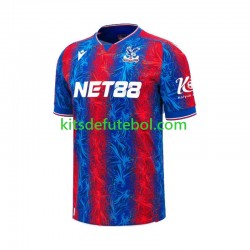 Camisola Crystal Palace Homem Equipamento principal 2024-2025 Mangas Curtas
