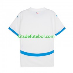 Camisola Seleção da Checa Homem Equipamento alternativo Europeu 2024 Mangas Curtas