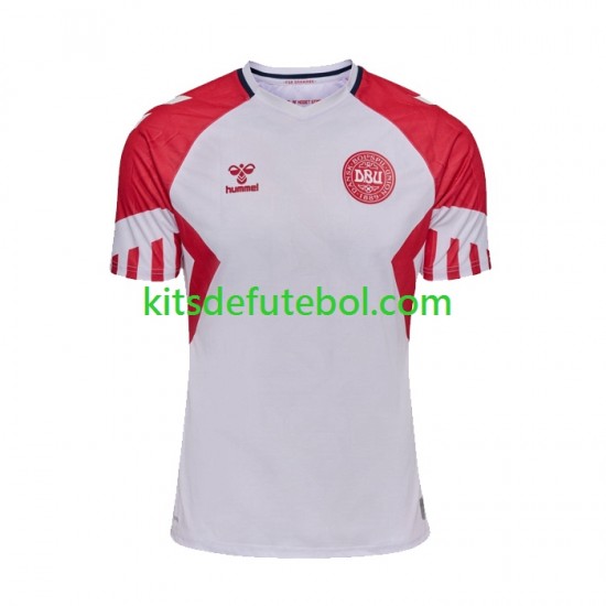 Camisola Seleção da Dinamarquesa Homem Equipamento alternativo 2023 Mangas Curtas