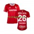 Camisola Deportivo Toluca Paulinho 26 Homem Equipamento principal 2024-2025 Mangas Curtas