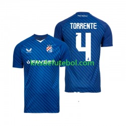 Camisola Dinamo Zagreb Torrente 4 Homem Equipamento principal 2024-2025 Mangas Curtas
