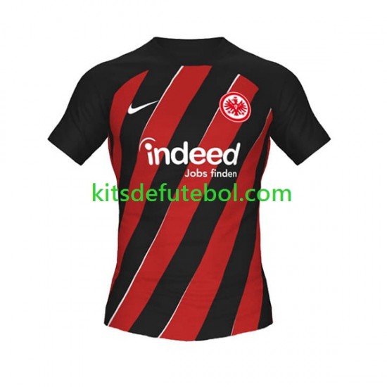 Camisola Eintracht Frankfurt Homem Equipamento principal 2023-2024 Mangas Curtas