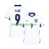 Camisola Seleção da Inglesa Branco Harry Kane 9 Homem Equipamento principal Europeu 2024 Mangas Curtas