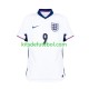 Camisola Seleção da Inglesa Branco Harry Kane 9 Homem Equipamento principal Europeu 2024 Mangas Curtas