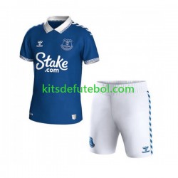 Camisola Everton Criança Equipamento principal 2023-2024 Mangas Curtas