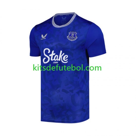 Camisola Everton Homem Equipamento principal 2024-2025 Mangas Curtas