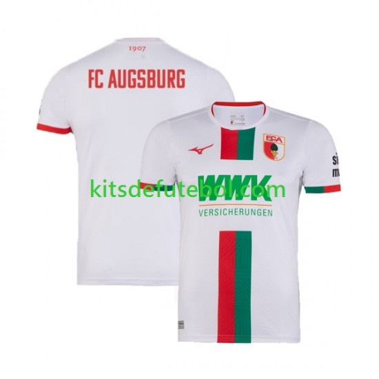 Camisola FC Augsburg Homem Equipamento principal 2023-2024 Mangas Curtas