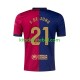 Camisola FC Barcelona F. DE JONG 21 Homem Equipamento principal 2024-2025 Mangas Curtas