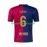 Camisola FC Barcelona GAVI 6 Homem Equipamento principal 2024-2025 Mangas Curtas