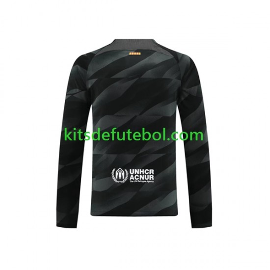 Camisola de Guarda-redes FC Barcelona Homem Equipamento alternativo 2023-2024 Mangas Compridas