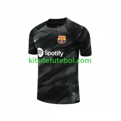 Camisola de Guarda-redes FC Barcelona Homem Equipamento alternativo 2023-2024 Mangas Curtas