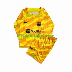 Camisola de Guarda-redes FC Barcelona Criança Quarto equipamento 2023-2024 Mangas Compridas