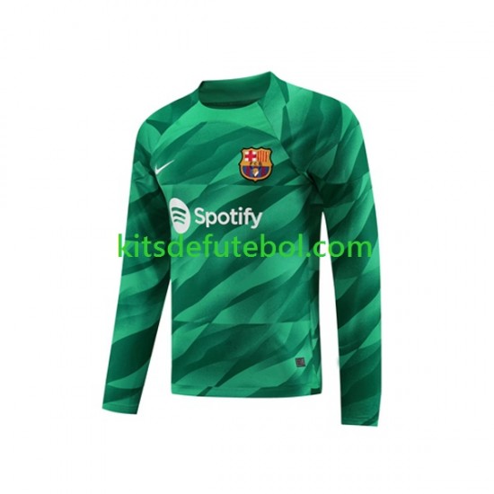 Camisola de Guarda-redes FC Barcelona Ter Stegen 1 Homem Equipamento principal 2023-2024 Mangas Compridas