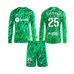 Camisola de Guarda-redes FC Barcelona Wojciech Szczesny 25 Criança Equipamento principal 2024-2025 Mangas Compridas