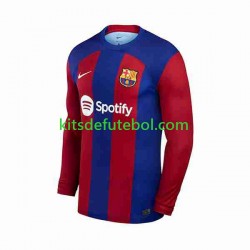 Camisola FC Barcelona Homem Equipamento principal 2023-2024 Mangas Compridas