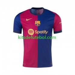 Camisola FC Barcelona Homem Equipamento principal 2024-2025 Mangas Curtas